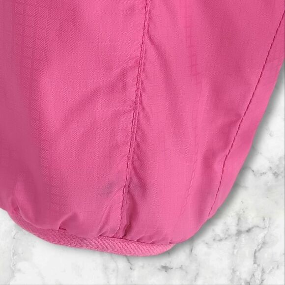 THE NORTH FACE Women's Pink Hooded Full Zip 100% Nylon Jacket Small Petite - Picture 7 of 11